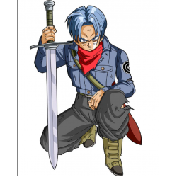 Future Trunks Blue Leather Jacket